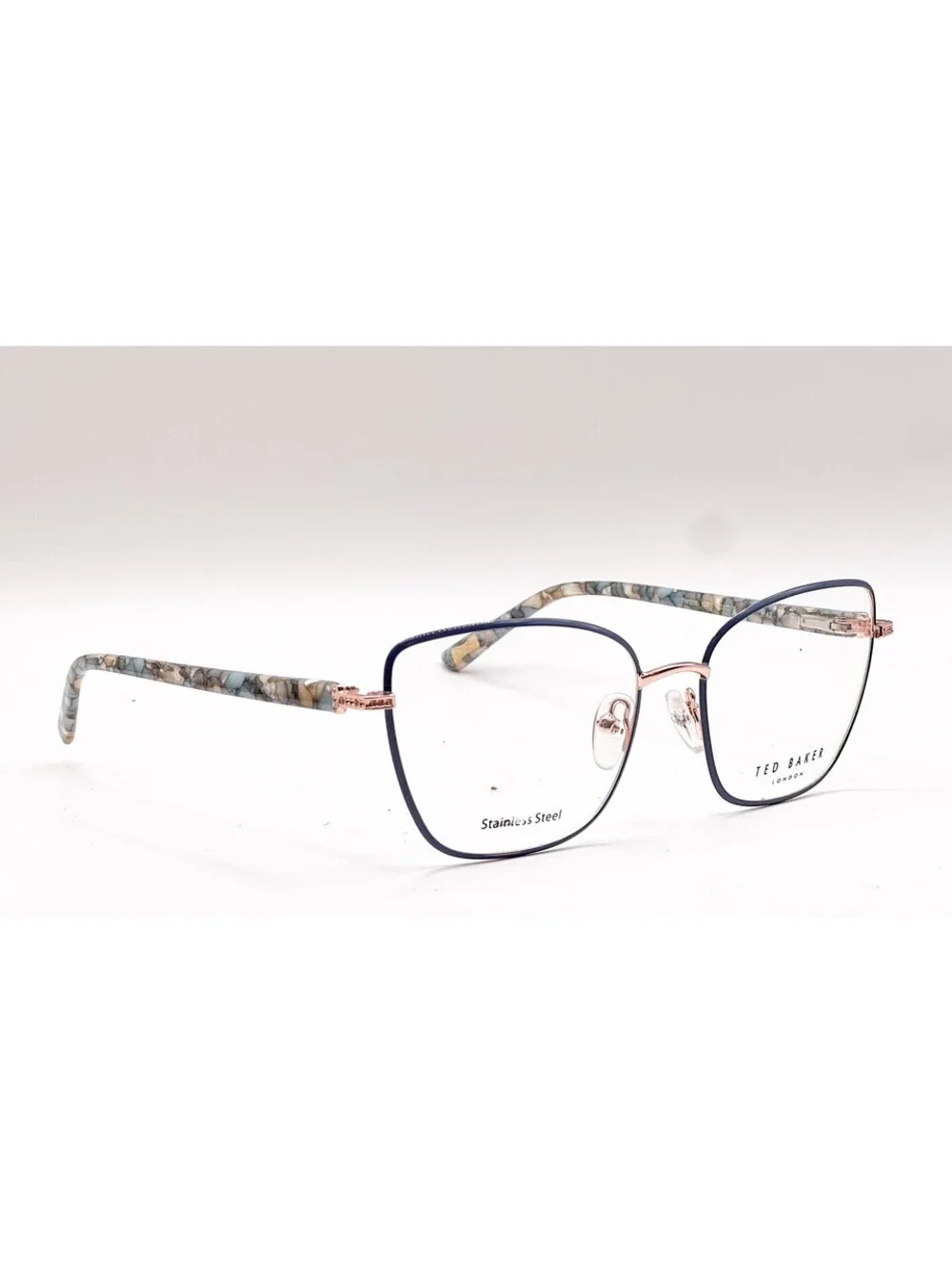 Ted Baker TW508 Gry Gray Cat Eye Authentic Eyeglass Frames 53-16-135